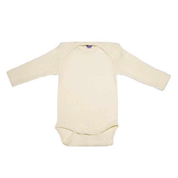Cosilana Baby-Body Langarm Bio Baumwolle kbT Wolle Seide von Cosilana