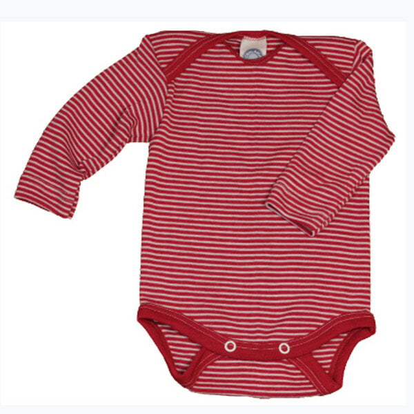 Cosilana Baby-Body Langarm Wolle Seide von Cosilana