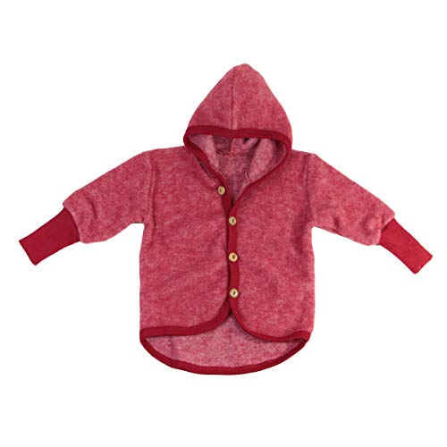 Cosilana Baby Fleece-Jacke mit Kapuze kbT Wolle Bio Baumwolle ( 74/80) von Cosilana