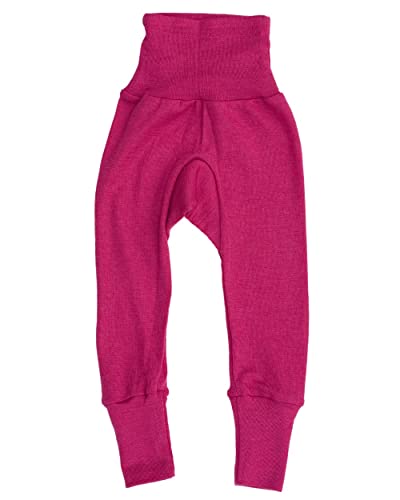 Cosilana, Baby Nabelbundhose/Hose, 70% Wolle, 30% Seide (Pink, 74-80) von Cosilana