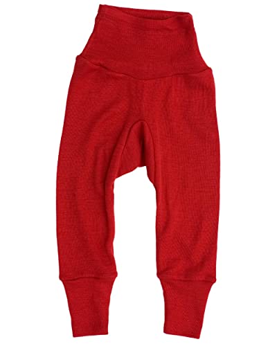 Cosilana, Baby Nabelbundhose/Hose, 70% Wolle, 30% Seide (Rot, 50-56) von Cosilana