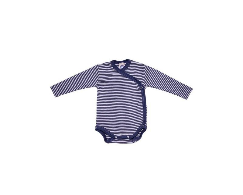 Cosilana Langarmwickelbody (1-tlg) Langarm Baby-Wickelbody aus Bio Schurwolle / Seide von Cosilana