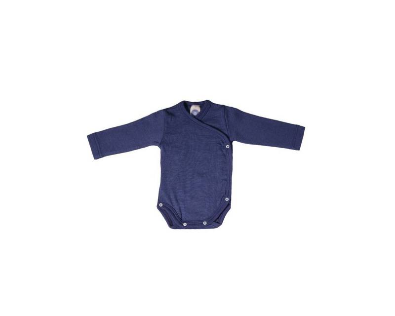 Cosilana Langarmwickelbody (1-tlg) Langarm Baby-Wickelbody aus Bio Schurwolle / Seide von Cosilana
