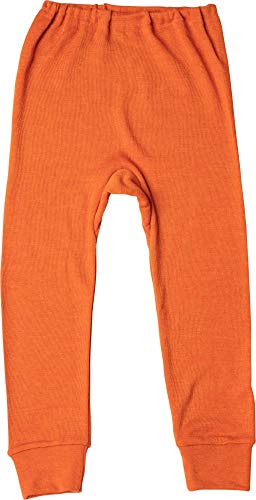 Cosilana Lange Unterhose Wolle/Seide 128 Uni Safran-Orange 29 von Cosilana