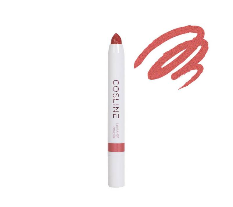 Cosline Cosmetics Lippenstift langanhaltend, pflegend, cremige Textur, mit natürlichen Inhaltsstoffen, Made in Germany von Cosline Cosmetics