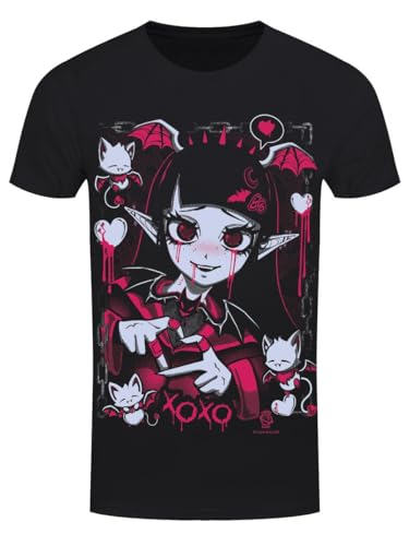 Cosmic Boop Bite Me Herren-T-Shirt, Schwarz, Schwarz , L Cosmic Boop Bite Me Herren-T-Shirt, Schwarz, Schwarz , L von Cosmic Boop