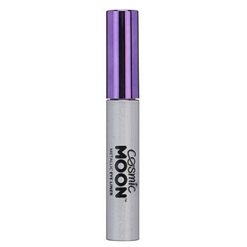 Cosmic Moon - Metallic-Eyeliner - 10ml - Für faszinierende Metallic-Augenstile - Silber von Cosmic Moon