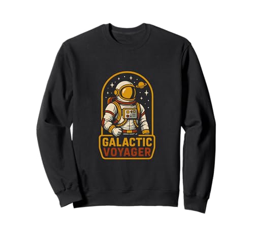 Astronaut Galactic Voyager Coole Weltraumforschung für Herren Sweatshirt Astronaut Galactic Voyager Coole Weltraumforschung für Herren Sweatshirt von Cosmic Voyager - Astronaut and Space Fashion