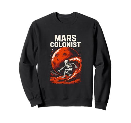 Mars Colonist Retro Space Explorer für Herren Sweatshirt von Cosmic Voyager - Astronaut and Space Fashion