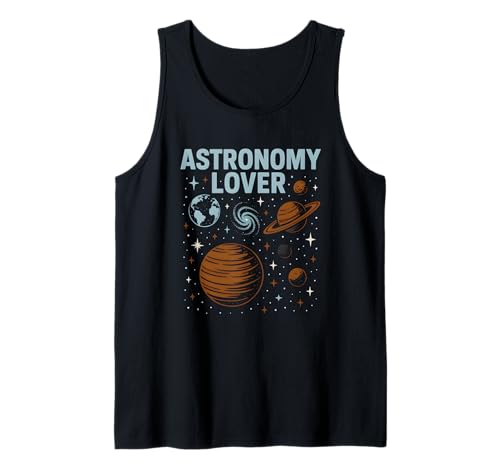 Space Explorer Astronomy Lover Retro Herren Cosmic Cowboy Tank Top von Cosmic Voyager - Astronaut and Space Fashion