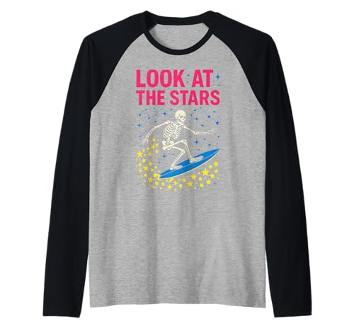 Stars Constellation Look At The Stars Herren Space Astrologie Raglan von Cosmic Voyager - Astronaut and Space Fashion