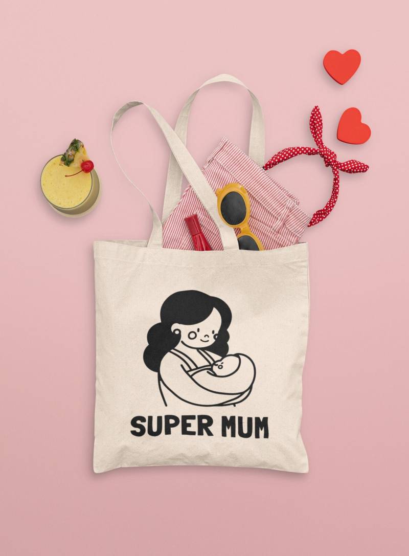 Super Mum Tote Bag/Muttertagsgeschenk - Beste Mutter Aller Zeiten Geburtstagsgeschenke Neue von CosmicCatClub