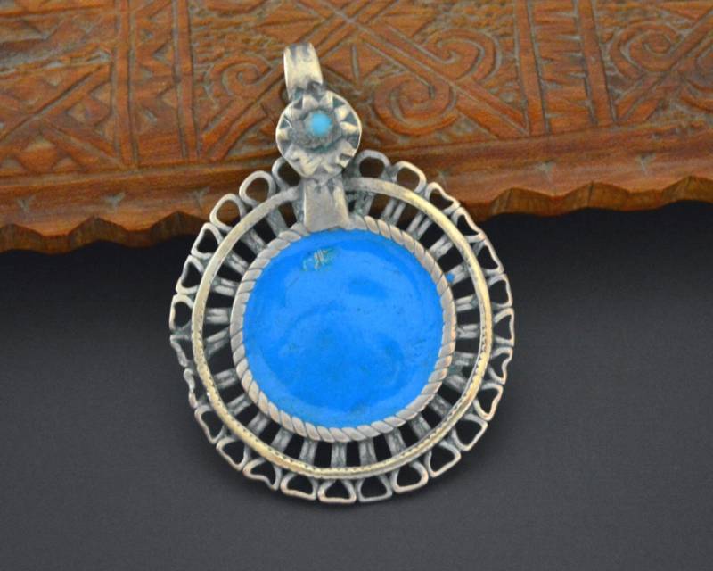 Afghani Emaillierte Türkis Anhänger von CosmicNorbu