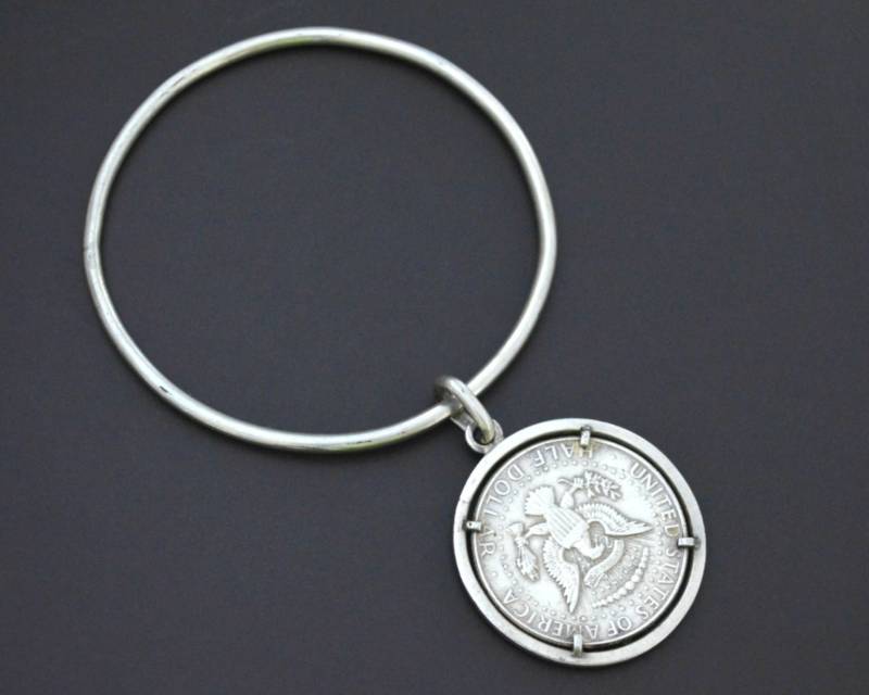 Us Half Dollar Silber Coin Medaillon Armband Us Half Dollar Silber Coin Medaillon Armband von CosmicNorbu