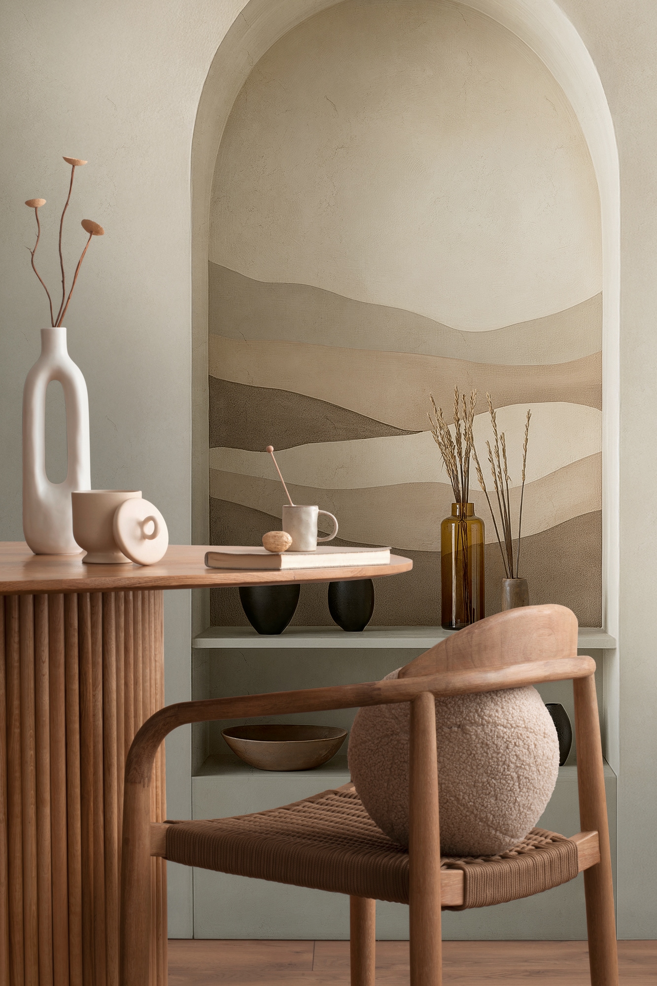 CosmoLiving by Cosmopolitan Vliestapete "Clay Mirage Fototapete erweiterbar" matt strukturiert von Cosmoliving By Cosmopolitan