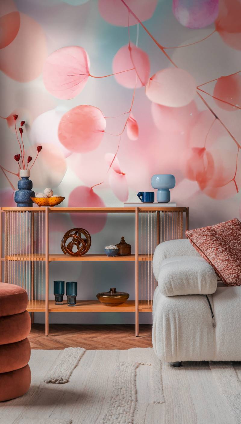 CosmoLiving by Cosmopolitan Vliestapete "Fading Flora Fototapete" matt strukturiert von Cosmoliving By Cosmopolitan