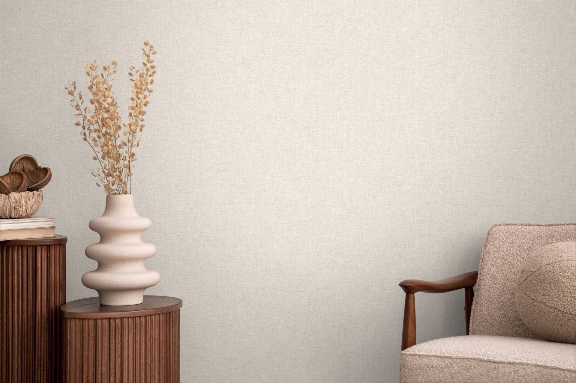 CosmoLiving by Cosmopolitan Vliestapete "Metallic Weave – Struktur-Unitapete" matt strukturiert von Cosmoliving By Cosmopolitan