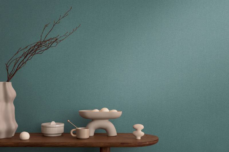 CosmoLiving by Cosmopolitan Vliestapete "Metallic Weave – Struktur-Unitapete" matt strukturiert von Cosmoliving By Cosmopolitan