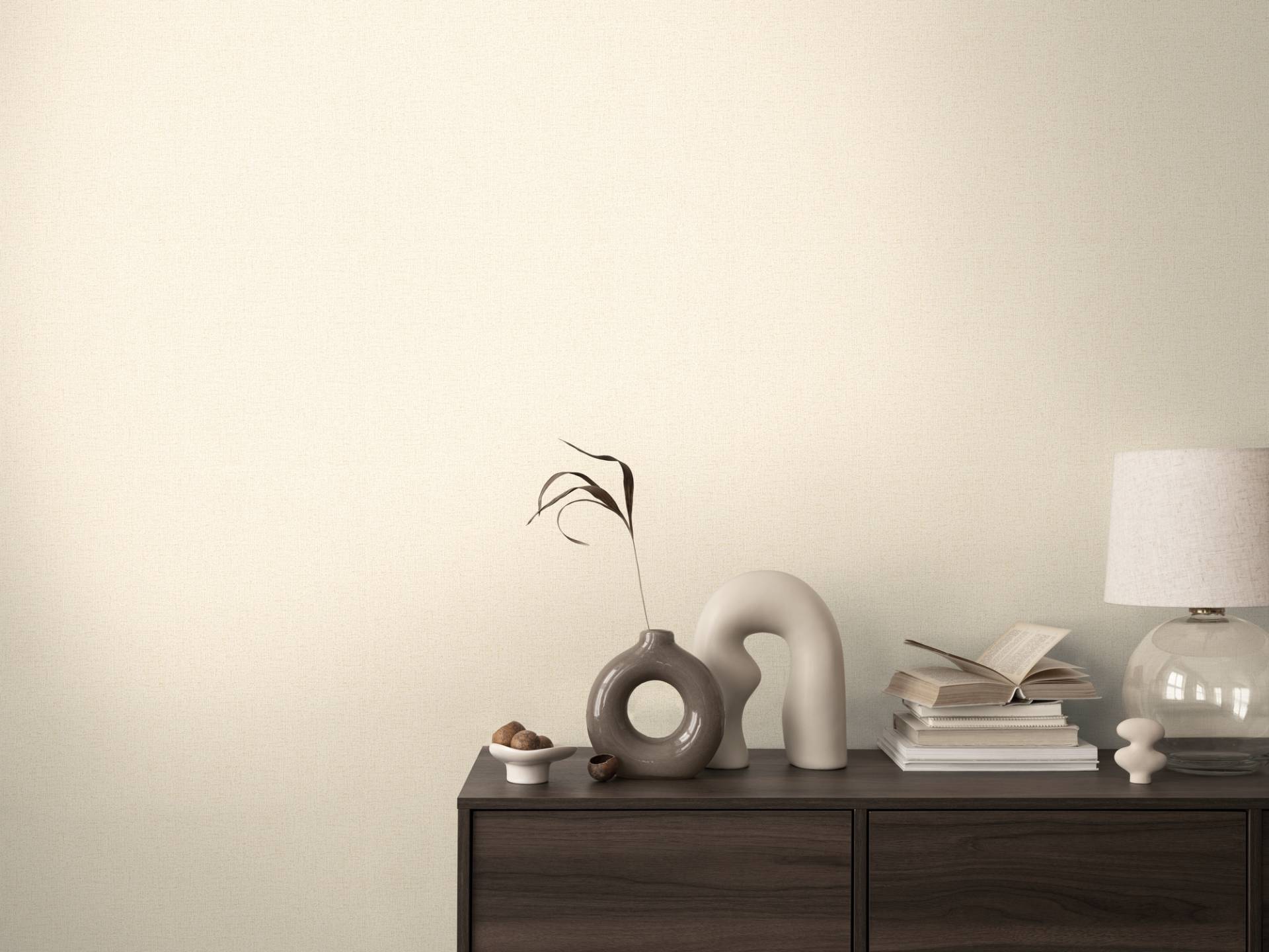 CosmoLiving by Cosmopolitan Vliestapete "Metallic Weave – Struktur-Unitapete" matt strukturiert von Cosmoliving By Cosmopolitan