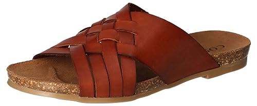 Cosmos Comfort Damen 6106-704 Schiebe-Sandalen, Kastanie, 37 EU von Cosmos