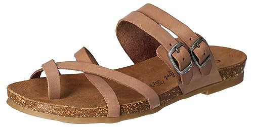 Cosmos Comfort Damen 6106-801 Flache Sandale, Taupe, 37 EU von Cosmos Comfort