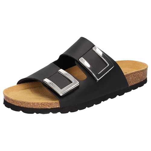 Cosmos Comfort Damen 6108-735 Hausschuh, schwarz, 39 EU von Cosmos