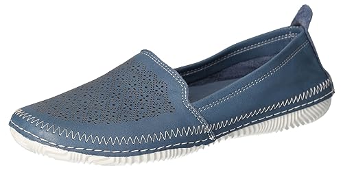 Cosmos Comfort Damen 6224-404 Mokassin, blau, 40 EU von Cosmos Comfort