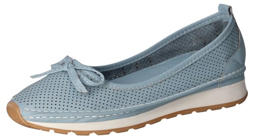 Cosmos Comfort Damen 6291-201 Ballerinas, hellblau, 36 EU von Cosmos Comfort