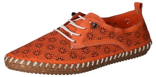 Cosmos Comfort Damen 6292-301 Sneaker, orange, 41 EU von Cosmos Comfort