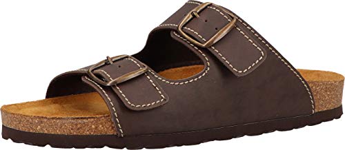 Cosmos Comfort Herren 8110-702 Hausschuh, Dunkelbraun, 42 EU von Cosmos