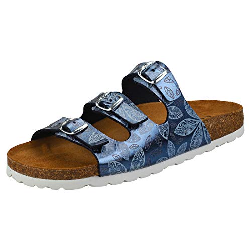 Cosmos Comfort Damen 6108-706 Hausschuh, dunkelblau/Multi, 41 EU Cosmos Comfort Damen 6108-706 Hausschuh, dunkelblau/Multi, 41 EU von Cosmos