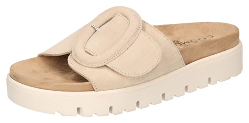 Cosmos Comfort Damen 6304-702 Schiebe-Sandalen, Ivory, 40 EU von Cosmos