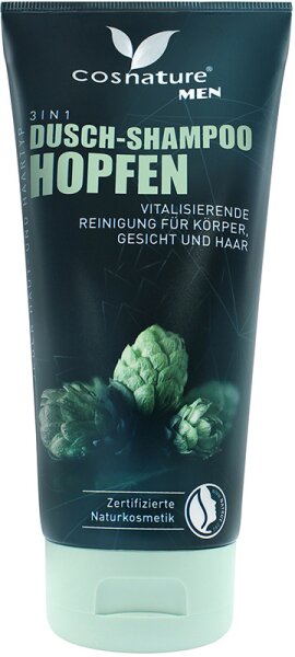 Cosnature Men 3 IN 1 Dusch-Shampoo Hopfen 200 ml von Cosnature
