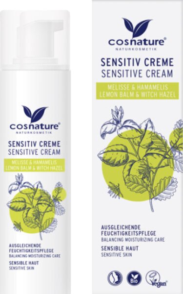 Cosnature Sensitive-Creme Melisse & Hamamelis 50 ml von Cosnature