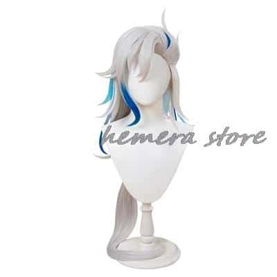 Neuvillette Cosplay Costume Wig Genshin Impact Fontaine, W1, M von CosplayHero