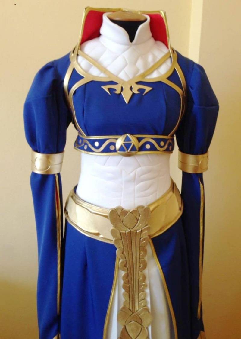 Prinzessin Zelda Atem Des Wilden Königlichen Kleides. Beides. Botw-Kostüm. Botw Cosplay-Kostüm von CosplayManiaShop