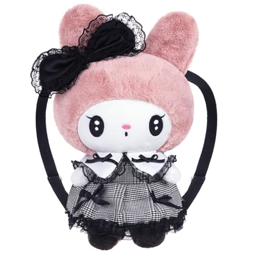 CosplayStudio Süßer Melody Plüsch Rucksack | Hasen Kuscheltier Rucksack | 22 x 35cm von CosplayStudio