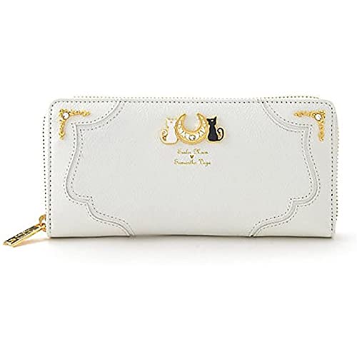 icewalker Anime Portmonee PU Leder Süße Geldbörse Unisex Schwarz/Weiß 19,5 × 9,5 × 2,2 cm (Weiß) von Cosplaypark