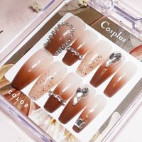 Cosplus - Monina Premium Wearable Gel Nail Tips Set Coco Ballet - 1 Set von Cosplus