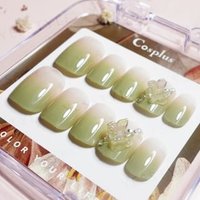 Cosplus - Monina Premium Wearable Gel Nail Tips Set Crystal QQ Tea Jelly - 1 Set Cosplus - Monina Premium Wearable Gel Nail Tips Set Crystal QQ Tea Jelly - 1 Set von Cosplus