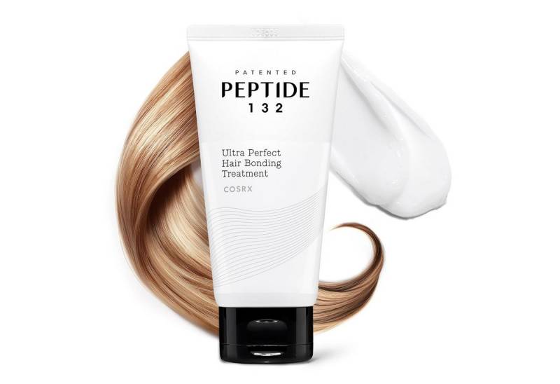 Cosrx Haarmaske Peptide-132 Ultra Perfect Hair Bonding Treatment 120 ml – Intensive, Reparatur, Anti-Frizz-Schutz & Feuchtigkeitspflege für, geschädigtes Haar, Patentierter Peptide, -132™-Komplex & pflanzliche Öle für seidenweichen Glanz von Cosrx