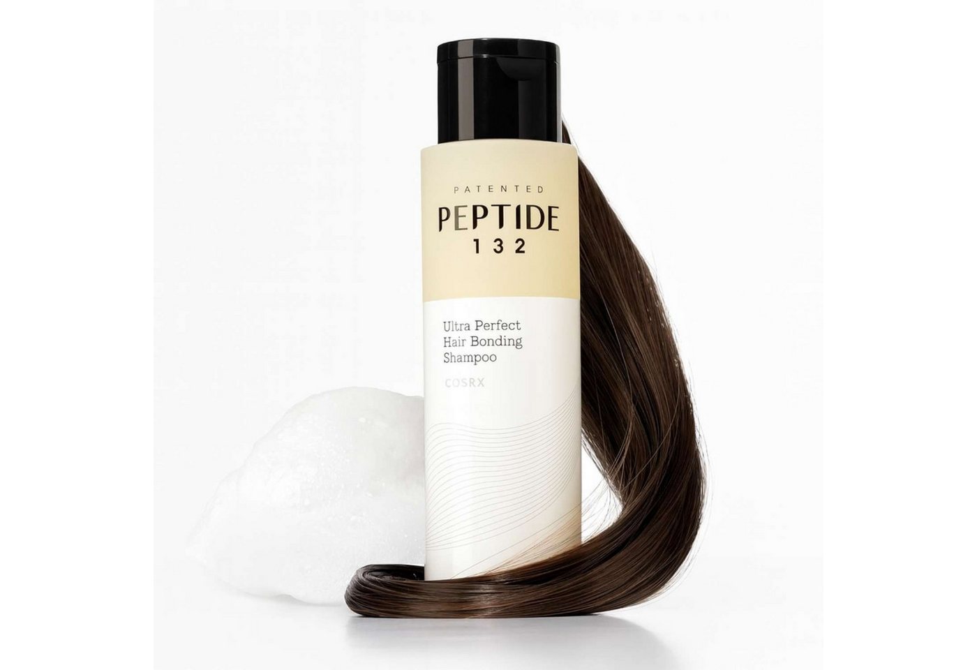 Cosrx Haarshampoo Peptide-132 Ultra Perfect Hair Bonding Shampoo, 200 ml – sanfte, Reinigung, stärkt geschädigtes Haar, pflegt die Kopfhaut mit Biotin, Panthenol, Niacinamid, Peptiden & Ceramiden von Cosrx