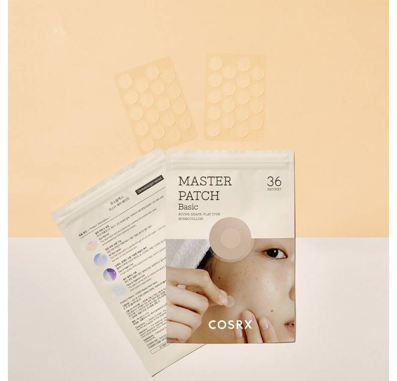Cosrx Pickel-Tupfer Master Patch Basic 36 Patches, intensiver und effektiver als herkömmliche Patches von Cosrx