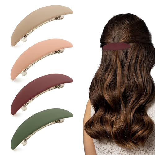 4 Stück Haarspangen Damen Dünnes Haar Mittel Haarspange Vintage Automatisch Hair Clip Set Automatisch Klassische Haarspangen für Frauen Mädchen Haarschmuck 4 Stück Haarspangen Damen Dünnes Haar Mittel Haarspange Vintage Automatisch Hair Clip Set Automatisch Klassische Haarspangen für Frauen Mädchen Haarschmuck von Cosswe
