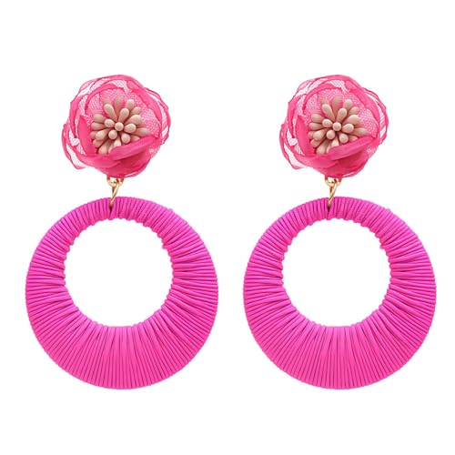 Böhmische Bunte Ohrringe, Frau Retro Modische Ohrringe Böhmische Ohrbügel Ohrring Harz Runder Kreis Bunt Hoop Anhänger Ohrring Hoop Dangle Ohrstecker für Mädchen Böhmische Bunte Ohrringe, Frau Retro Modische Ohrringe Böhmische Ohrbügel Ohrring Harz Runder Kreis Bunt Hoop Anhänger Ohrring Hoop Dangle Ohrstecker für Mädchen von Cosswe