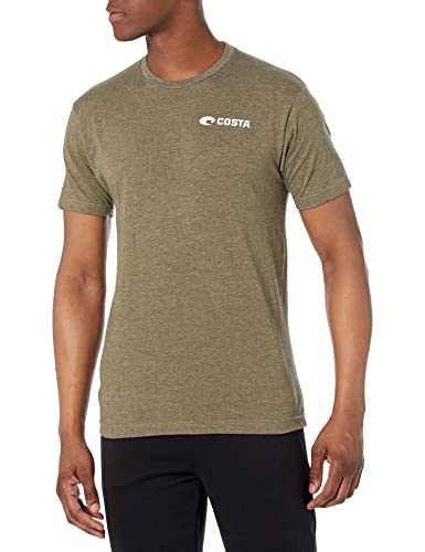 Costa Del Mar Herren Pride Kurzarm T-Shirt, Military Green Heather, S von Costa Del Mar