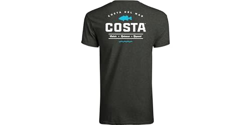Costa Del Mar Herren Topwater T-Shirt, Dunkles Erika, M von Costa Del Mar