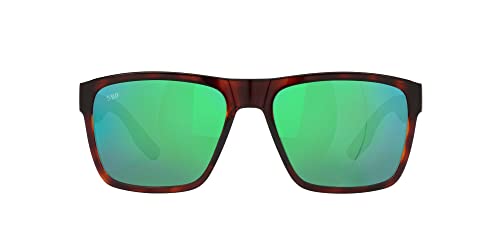 Costa Del Mar Herren Paunch XL Sonnenbrille, Schildkröte/Grün verspiegelt, polarisiert, 580 g, 59 mm von Costa Del Mar