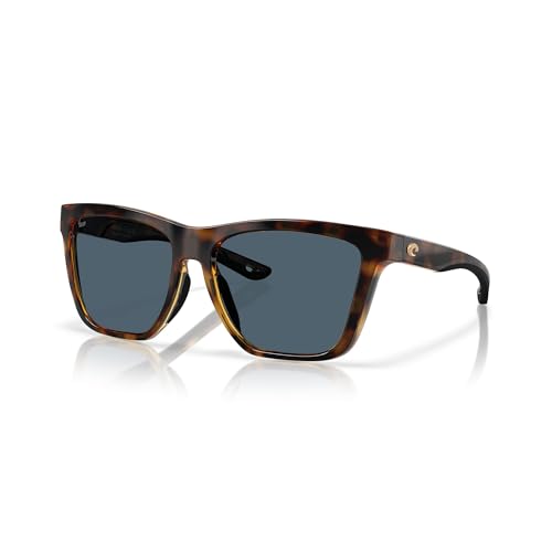 Costa Woman Sonnenbrille, taupefarbener Rahmen, Kupfer-Silber, verspiegelte Gläser, 57 mm, Braun, 57 von Costa Del Mar