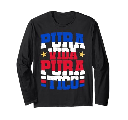 Costa Rica Pura Tico Costa Rican Pride Herren Langarmshirt von Costa Rica Designs for Costa Rican Pride